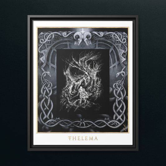 Thelema - Framed Matte Canvas Art Print